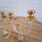 Italian Art Deco Revival Acrylic and Brass Candleholders, 1980s, Set of 2 10