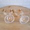 Italian Art Deco Revival Acrylic and Brass Candleholders, 1980s, Set of 2 13