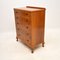 Burr Walnut Chest of Drawers, 1930s, Image 4