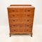 Burr Walnut Chest of Drawers, 1930s 1