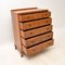 Burr Walnut Chest of Drawers, 1930s, Image 5