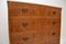 Burr Walnut Chest of Drawers, 1930s, Image 9