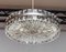 Large Clear Crystal Ceiling Lamp by Bakalowits & Söhne, 1960s 6