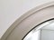 Espejo de pared posmoderno redondo de acero atribuido a Sergio Mazza, Italia, años 70, Imagen 5