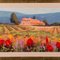Artista italiano, paisaje toscano, años 90, óleo sobre lienzo, enmarcado, Imagen 4