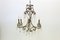 Vintage Italian Chandelier with Drops and Beads, 1940, Image 1