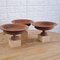 Vintage Spanish Urns in Raw Wood, 1980s, Set of 3 10