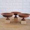 Vintage Spanish Urns in Raw Wood, 1980s, Set of 3 8