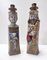 Vintage Ceramic Liquor Bottles Representing a King and a Queen, Italy, 1960s, Set of 2 1