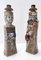 Botellas de licor vintage de cerámica que representan a un rey y una reina, Italia, años 60. Juego de 2, Imagen 3