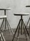 Adjustable Industrial Iron Stools, 1960s, Set of 10 8