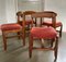 Chaises Véronique Vintage par Guillerme & Chambron pour Votre Maison, France, 1960s, Set de 4 5