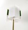 Vintage Minimalist Acrylic Glass and Brass Floor Lamp from Stilux Milano, Italy, 1960s 3