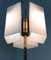 Minimalistische Vintage Stehlampe aus Acrylglas & Messing von Stilux Milano, Italien, 1960er 4