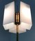 Vintage Minimalist Acrylic Glass and Brass Floor Lamp from Stilux Milano, Italy, 1960s 4