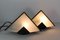 Lampe Pyramide Vintage, Allemagne, 1980s, Set de 2 2