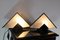 Vintage German Pyramid Lamp, 1980s, Set of 2 5