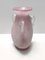 Postmodern Pink Scavo Glass Vase attributed to Gino Cenedese, Italy, 1970s 6