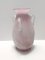 Jarrón posmoderno de vidrio Scavo rosa atribuido a Gino Cenedese, Italia, años 70, Imagen 5