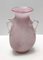 Postmodern Pink Scavo Glass Vase attributed to Gino Cenedese, Italy, 1970s 4