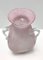 Postmodern Pink Scavo Glass Vase attributed to Gino Cenedese, Italy, 1970s 7