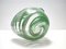 Murano Glass Bowl or Ashtray with Green Canes and Aventurine Glass by Alfredo Barbini, Italy, 1950s, Image 11