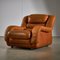 Light Warm Brown Leather Sofa Set, Set of 3, Image 9