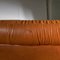 Light Warm Brown Leather Sofa Set, Set of 3, Image 14