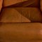 Set di divani in pelle marrone chiaro, set di 3, Immagine 26