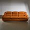 Light Warm Brown Leather Sofa Set, Set of 3 2