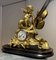 Pendulum with Cherubin Musician in Gilded Bronze 4