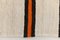 Shades of Beige and Orange Short Hemp Runner Rug, 1960, Image 10