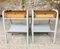 Vintage Industrial Wood and Metal Nightstands attributed to Jacques Hitier, 1950s, Set of 2, Image 21