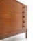 Teak Chest of Drawers with Wooden Knobs, 1960s 12