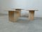 Vintage Travertine Nesting Tables, 1970s, Set of 3 9