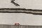 Ivory and Black Modern Striped Hemp Runner Rug, 1960 13