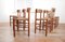 Vintage J39 Peoples Chairs by Børge Mogensen 1950, Set of 6, Image 3