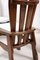 Mid-Century Brutalist Oak Dining Room Chairs, 1960s, Set of 4, Image 17