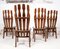 Mid-Century Brutalist Oak Dining Room Chairs, 1960s, Set of 4, Image 2