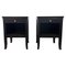 Bedside Tables in Lacquered Wood, 1950s, Set of 2 1