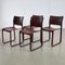 Vintage Sistina Strap Chair by Tito Agnoli for Matteo Grassi, 1980s, Set of 4 1