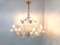 Vintage Floral Murano Glass Chandelier, 1950s, Image 9