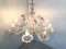 Vintage Floral Murano Glass Chandelier, 1950s 3
