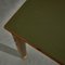 Large Wooden Table with Matte Colour Top and Metal Elements 4