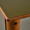 Tavolo grande in legno con piano in colore opaco ed elementi in metallo, Immagine 7