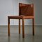 Wooden Chairs with Removable Leather Backs, Set of 4 1