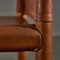 Sillas de madera con respaldo de cuero extraíble. Juego de 4, Imagen 9