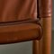 Wooden Chairs with Removable Leather Backs, Set of 4 11