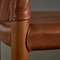 Wooden Chairs with Removable Leather Backs, Set of 4 10