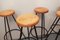 Tabourets de Bar Tripode Vintage, 1955, Set de 5 9